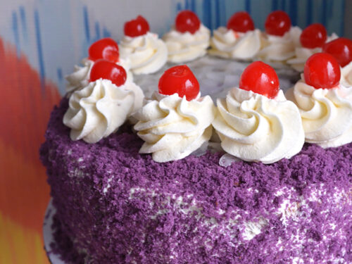 Heart of Mary: Ube (Purple Yam) Macapuno Cake...Revisited